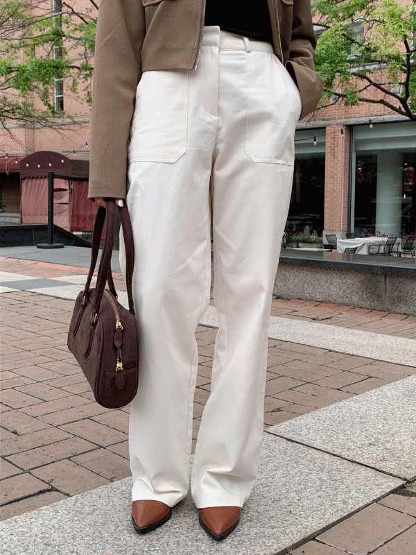 REVERSE COTTON PANTS (2color)